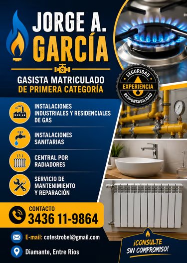 Jorge A. García - Gasista Matriculado